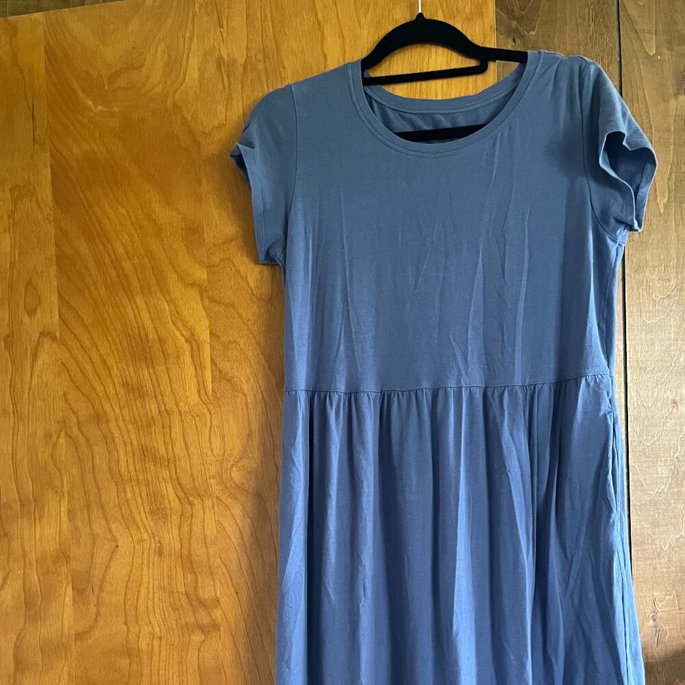 Patagonia Womens Midi Dress with Pockets XS Blue